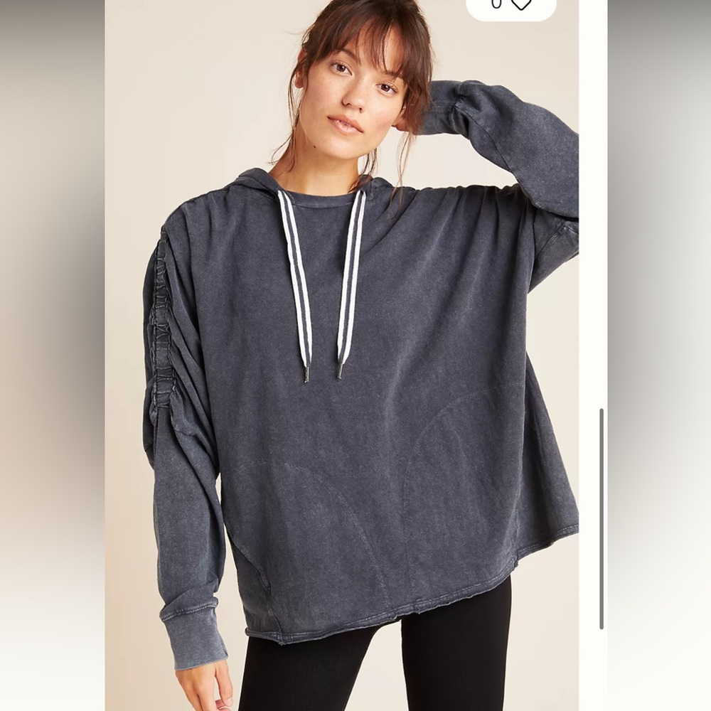 Free People Movement Cayuga Hoodie XSmall Women’s Black.